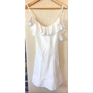 Sexy white strappy dress